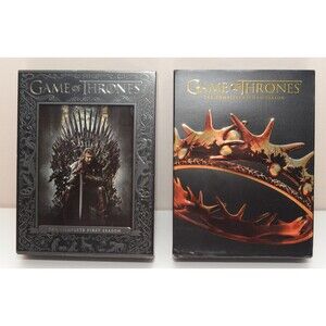 Game of Thrones DVDs The Complete Season One and The Complete Second Season